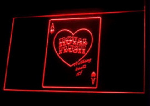 Royal Flush 2 Casino Poker Game LED Neon Sign